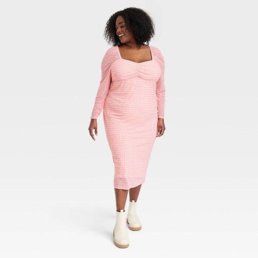 TARGET X HOUSE OF AAMA Plus Size Women's Sweetheart Neck A-Line Size 2x